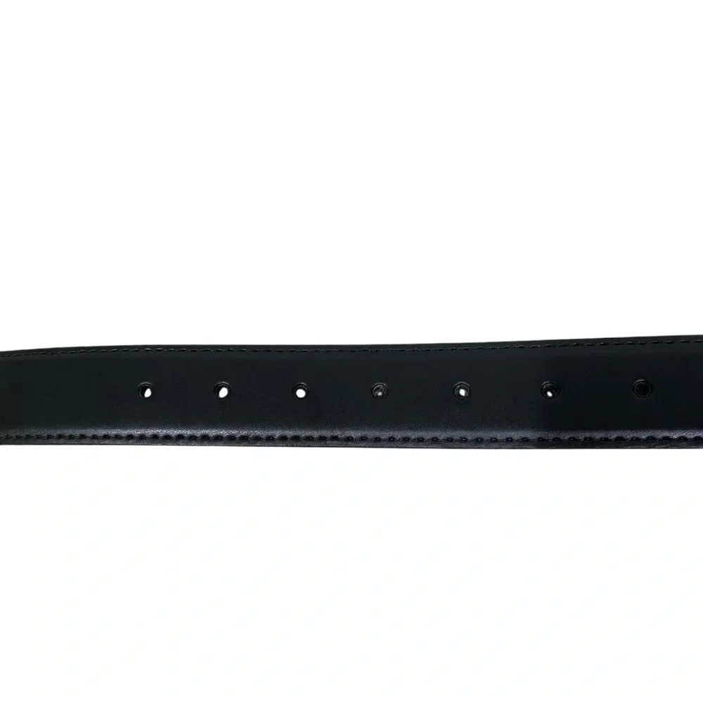 Mossy Oak Reversible Bonded Leather Belt Black Brown Sz 36-38